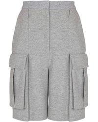 Balmain - Wool Bermuda Shorts - Lyst