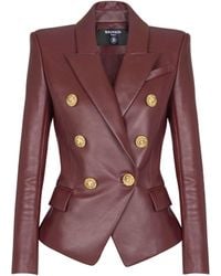 Balmain - 6-Button Collared Jacket - Lyst