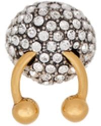 Balmain - Piercing Brass And Rhinestone Ring - Lyst