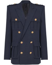 Balmain - Saharienne Blazer Jacket - Lyst