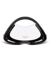 Balmain - Two-Tone Quilted Small Jolie Madame Bag - Lyst