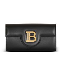 Balmain - B-Buzz Leather Wallet - Lyst