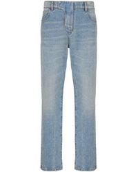 Balmain - Regular-Fit Denim Jeans - Lyst
