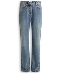 Balmain - Straight-Leg Faded Denim Jeans - Lyst