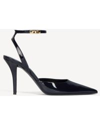 Balmain - Patent Leather Strappy Pumps - Lyst