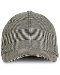 Balmain - Cappellino Con Motivo Principe Di Galles - Lyst