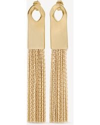 Balmain - Brass Tassel Earrings - Lyst