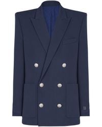Balmain - Grain De Poudre Blazer - Lyst