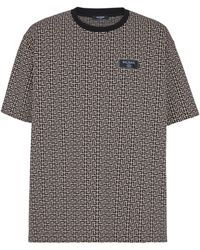 Balmain - Monogram Jacquard T-Shirt - Lyst