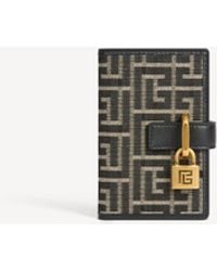 Balmain - Pulse Holder Monogram Jacquard Card Holder - Lyst