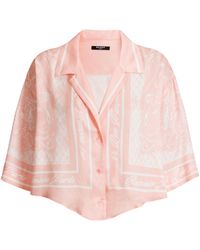 Balmain - Camicia Pigiama Con Stampa Foulard - Lyst