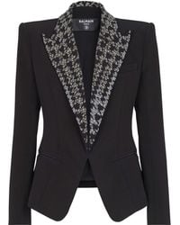 Balmain - Embroidered 6-Buttons Jacket - Lyst