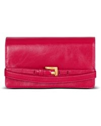 Balmain - Shuffle Calfskin Wallet With Chain - Lyst