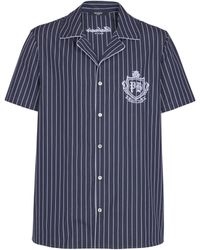 Balmain - Striped Poplin Pyjama Shirt - Lyst