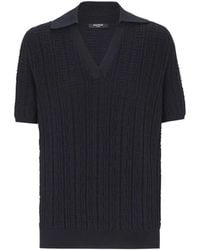 Balmain - Monogram Knit Polo - Lyst