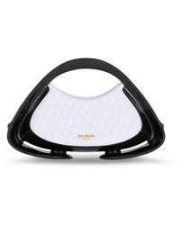 Balmain - Two-Tone Quilted Medium Jolie Madame Bag - Lyst