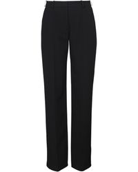 Balmain - Tailored Grain De Poudre Trousers - Lyst