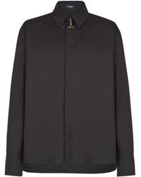Balmain - Asymmetric Poplin Shirt - Lyst