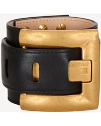 Balmain - Anthem Smooth Leather Bracelet - Lyst
