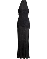 Balmain - Long Fléchage Knit Dress - Lyst