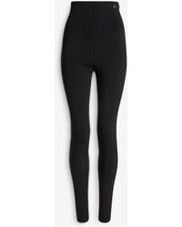 Balmain - High-Waisted Milano Jersey Trousers - Lyst