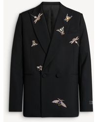 Balmain - Embroidered Wool And Crystal Insect Jacket - Lyst