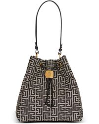 Balmain - Pulse Monogram Jacquard Backpack - Lyst