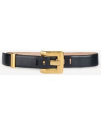 Balmain - Anthem Belt 4.5Cm-Calfskin - Lyst