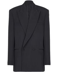 Balmain - Oversized Grain De Poudre Jacket - Lyst