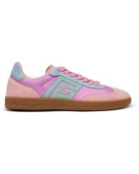 Balmain - Swan Suede And Nylon Sneakers - Lyst