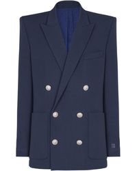 Balmain - Grain De Poudre Blazer - Lyst