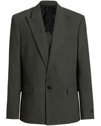 Balmain - Cotton Twill 1-Button Jacket - Lyst