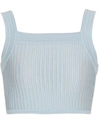 Balmain - Textured Knit Top - Lyst