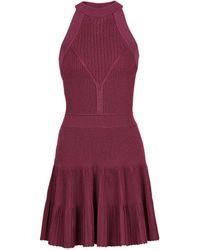 Balmain - Sleeveless Flared Dress - Lyst