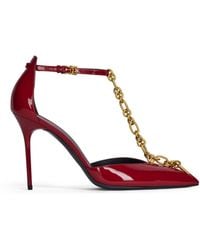 Balmain - Sync Patent Leather Stilettos - Lyst