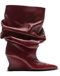Balmain - Wedge Ankle Boots - Lyst