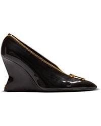 Balmain - Zip Wedge Pumps - Lyst