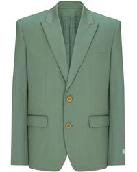 Balmain - Cotton Twill 2-Button Jacket - Lyst