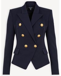 Balmain - Fitted Wool 6-Buttons Jacket - Lyst