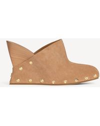 Balmain - Wedge Clogs - Lyst