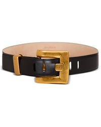 Balmain - Anthem Leather Belt - Lyst