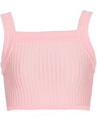 Balmain - Textured Knit Top - Lyst