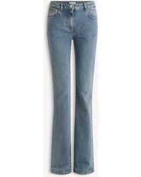 Balmain - Bootcut Faded Denim Jeans - Lyst