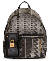 Balmain - Pulse Monogram Jacquard Backpack - Lyst