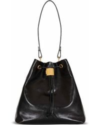 Balmain - Pulse Calfskin Leather Backpack - Lyst