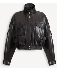 Balmain - Lambskin Bomber Jacket - Lyst
