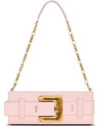 Balmain - Anthem Smooth Leather Clutch - Lyst