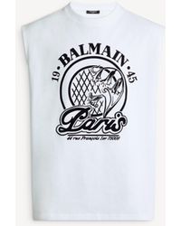 Balmain - Flocked Quilted Tank Top - Lyst