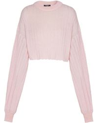 Balmain - Cropped Jumper - Lyst