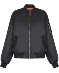 Balmain - Printed Nylon Bomber Jacket - Lyst